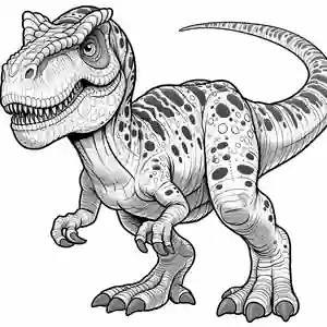 Dibujo de Dinosaurio Rex para colorear