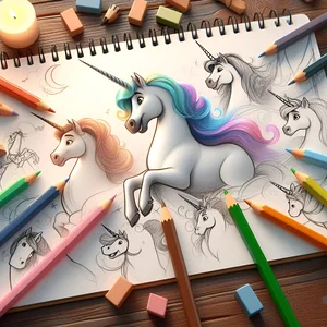 imágenes de unicornios para colorear