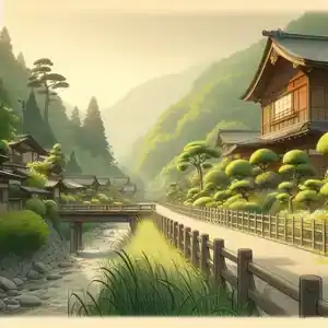 Paisajes para colorear de Japón