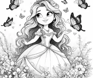 Dibujo Princesa Sofia para colorear