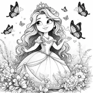 Dibujo Princesa Sofia para colorear