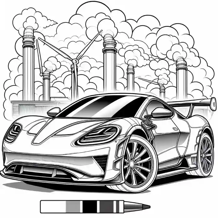 Dibujo carro deportivo para colorear dibujo-carro-deportivo-para-colorear