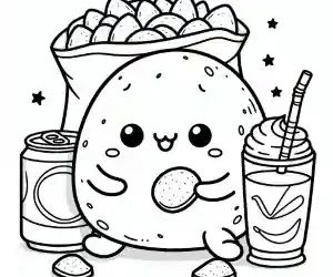 Imagen de patata para pintar