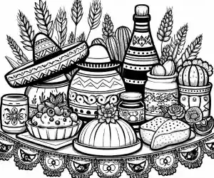 Offerings coloring page