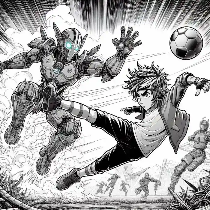 Dibujo entrada de futbol para colorear