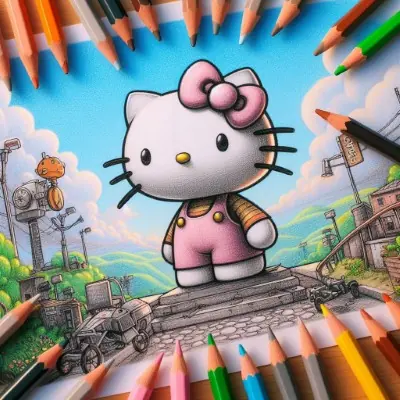 Dibujos de Hello kitty para colorear