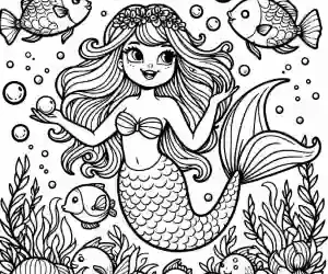 Easy mermaids to paint