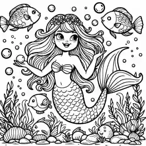 Easy mermaids to paint